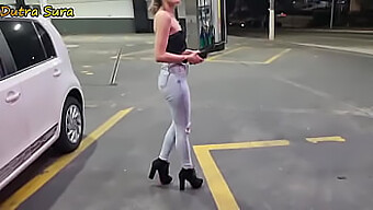 18-Year-Old Latina Gets Down And Dirty To Save Gas Station Trip