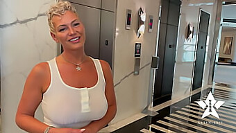 La Modella Ig Bionda E Prosperosa Si Impegna In Attività Sessuali Con Uno Sconosciuto Incontrato Nella Hall Dell'Hotel - Kaden Kole Daddy Jm